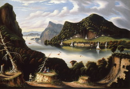 View of Cold Spring and Mount Taurus from Fort Putnam
